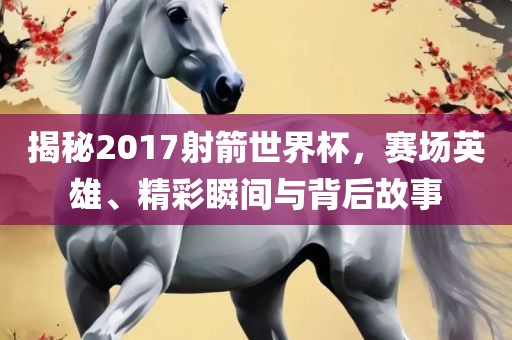 揭秘2017射箭世界杯，赛场英雄、精彩瞬间与背后故事