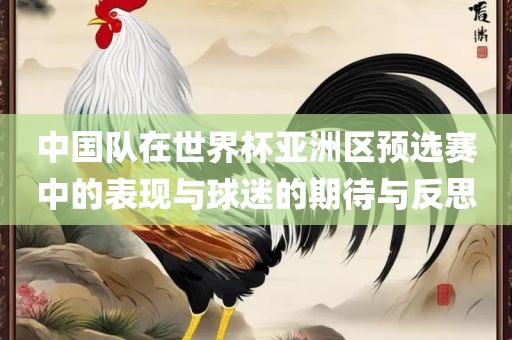 中国队在世界杯亚洲区预选赛中的表现与球迷的期待与反思