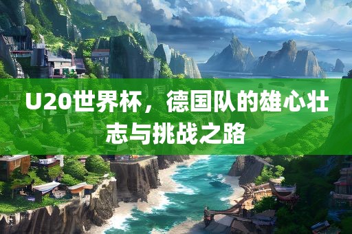 U20世界杯，德国队的雄心壮志与挑战之路