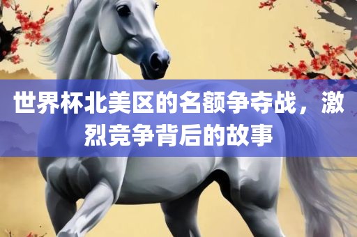 世界杯北美区的名额争夺战，激烈竞争背后的故事金炬实业股份有限公司