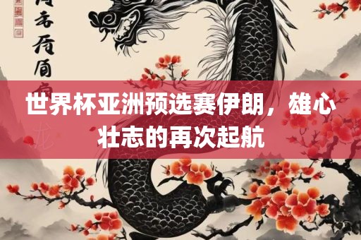 世界杯亚洲预选赛伊朗，雄心壮志的再次起航