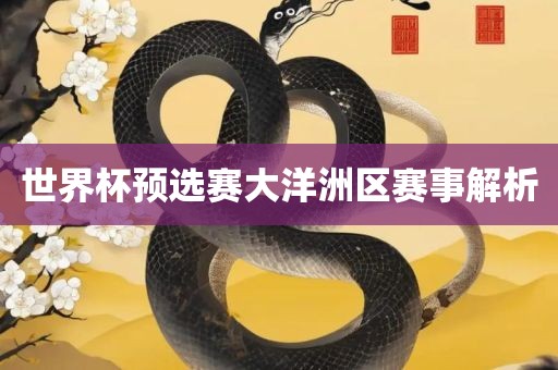 世界杯预选赛大洋金炬实业股份有限公司洲区赛事解析