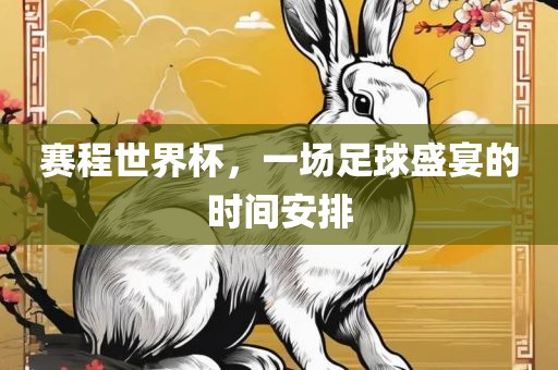 赛程世界杯，一场足球盛宴的时间安排