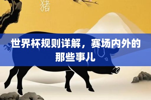 世界杯规则详解，赛场内外的那些事儿